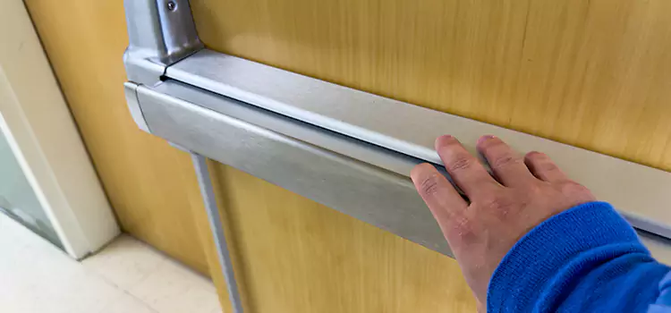 Installing a Push Bar on a Door Ypsilanti